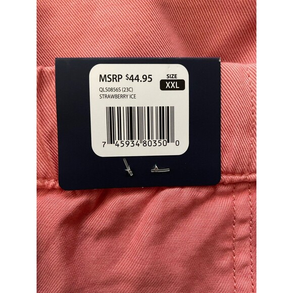 GAP XXL Pink Lyocell Drawstring Shorts NWT | 4" Inseam Casual Chino Style - Picture 8 of 11